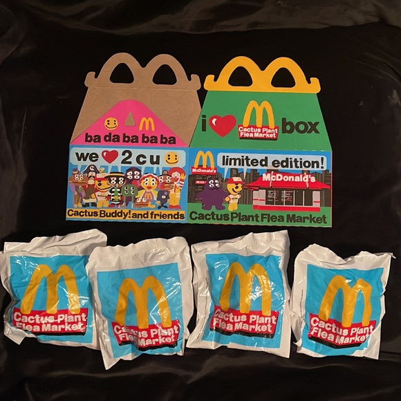 Cactus Flea Market Other - Mcdonald's Limited Edition Cactus Flea Market Adult Happy Meal.Full Set Sealed